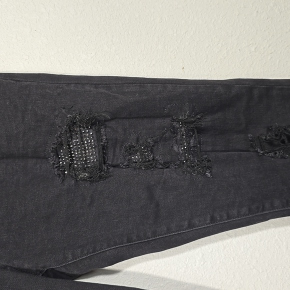 Crystal Thrasher Skinny-Fit Embellished Distressed - Picture 6 of 11